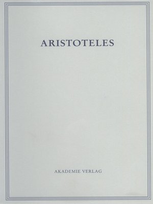 cover image of Peri hermeneias